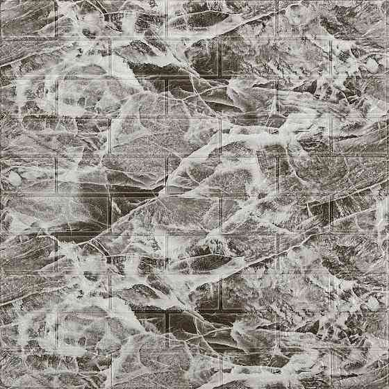 Панель стеновая 3D 700х770х2мм (061-2) Мрамор Черный SW-00001912 Киев