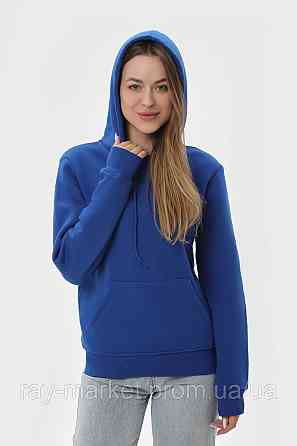 Худи женское базовое утепленное RAY BASIC васильковое (U0401W-Royal Blue) Киев