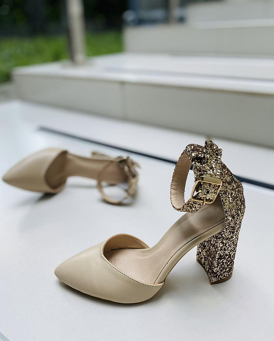 ARLEN Босоніжки жіночі ARLEN Бос-К-03 беж/золото (літо, шкіра натуральна) (4554) Коломыя - изображение 6