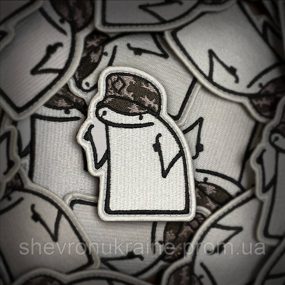 Шеврон флорк зсу (Форма контурна. На липучці) Розмір 8x6.3см Київ - фото 1