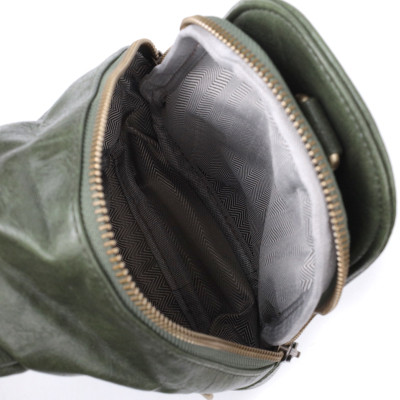 Сумка Vintage Через плече з екошкіри Зелена (22791) Вінниця - фото 8