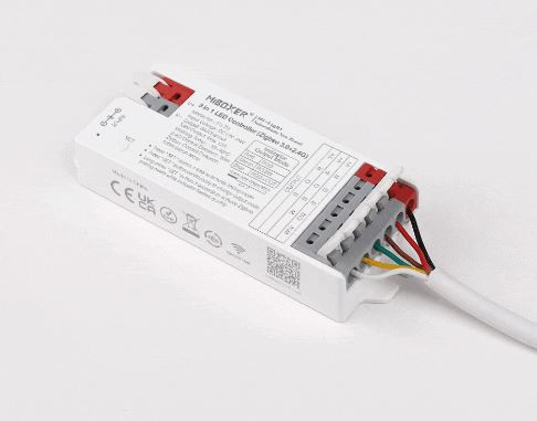 Miboxer Контролер RGB+W+CCT 3 в 1, DC12/24V, 12A, ZigBee + RF 2.4G Mi-light Київ - фото 2