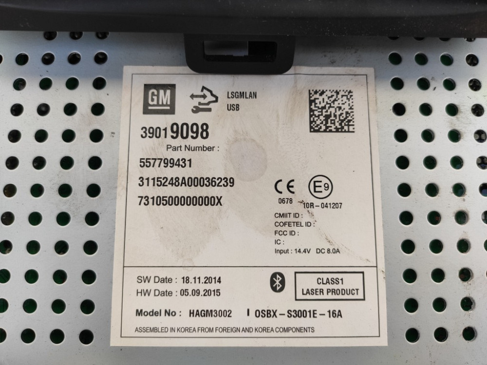 Автомагнітола CD400 Plus Opel Zafira C 2012-2019 (39019098) Ковель - изображение 2