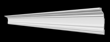 Стельовий плінтус 2 м GP-87 182х84 mm під натяжну стелю й підсвітку Дніпро - фото 1