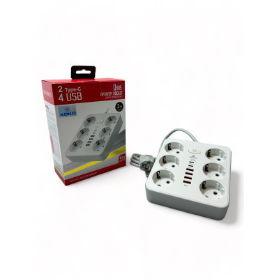 Сетевой фильтр питания XoKo XK-SP-6-4-2-WH Винница - изображение 2