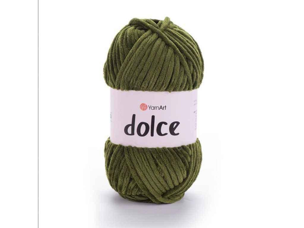 Пряжа Dolce темно-зелений 100% мікрополіестр 120м 100г 5шт/уп 772 ТМ YarnArt Київ - фото 1