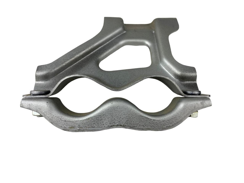 Кронштейн труби 2110, 2111, 2112 із затискачем (к-кт 2 шт) приймальної Мукачево - фото 2