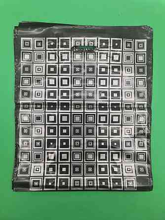 Пакет із прорізною ручкою (40*48)"Elite" Квадрати "Леомі (50 шт.) Харків