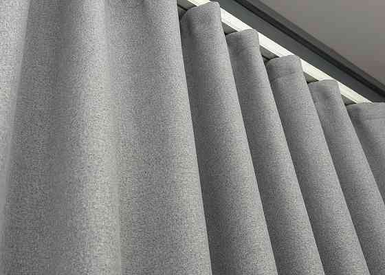 Преміум шторна тканина blackout 100%, двостороння, колекція “ASHEN NIGHT” колір сірий 1845ш Київ