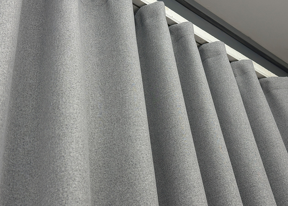 Преміум шторна тканина blackout 100%, двостороння, колекція “ASHEN NIGHT” колір сірий 1845ш Київ - фото 6