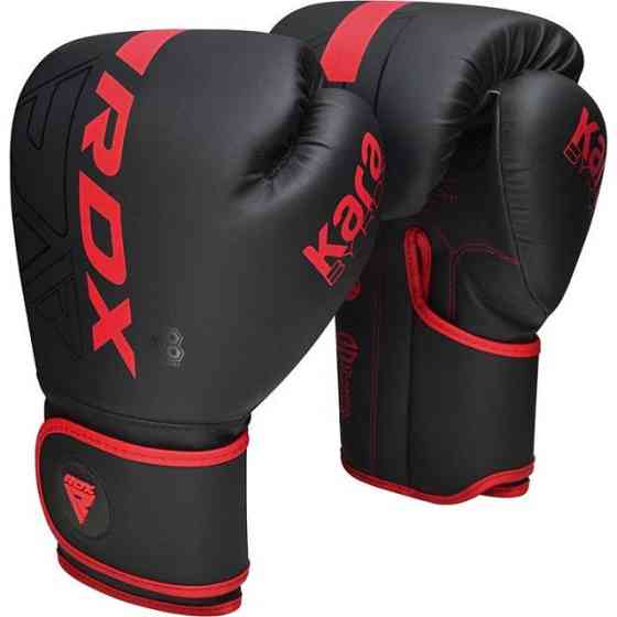 Боксерські рукавиці RDX F6 MATTE RED-6OZ (капа в комплекті) Кам'янське