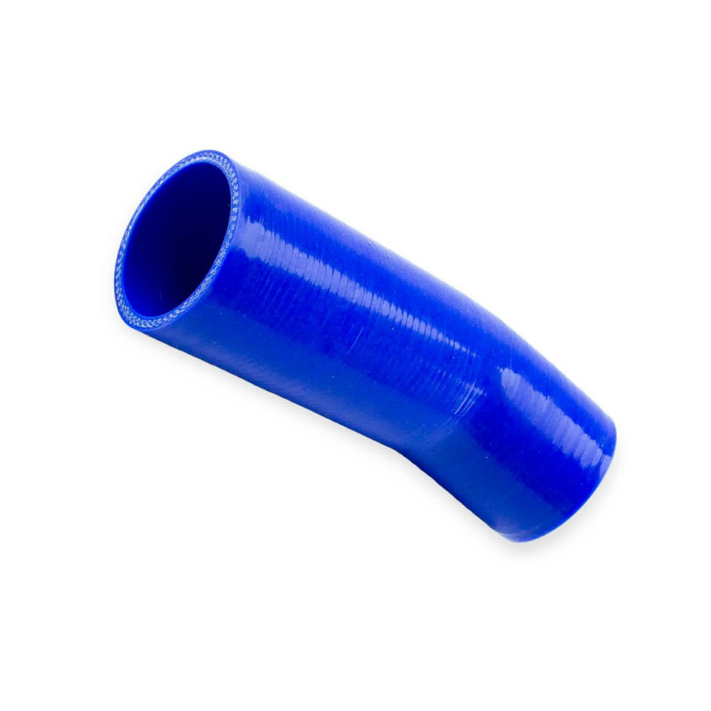 Патрубок Камаз верх кривий силікон 155х55мм радіатора Мукачево - фото 1