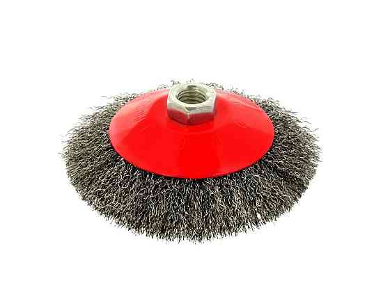 КШМ Щітка дротяна "GEKO" радіальна зі стальних дротиків 125мм Київ