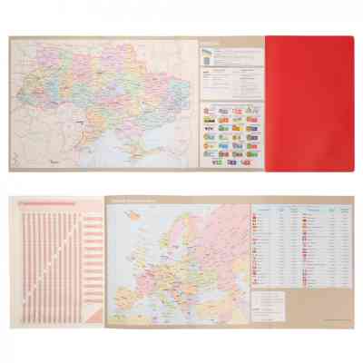 Тижневик Leo planner А5 датований 2026 "Vitto", м‘який, червоний, 368 сторінок (252643) Вінниця