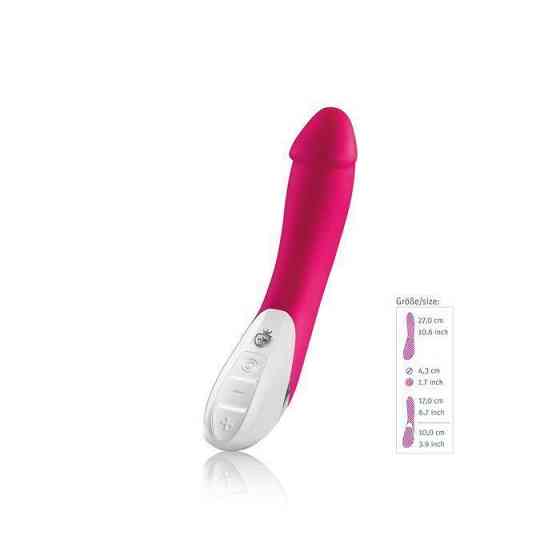 Мощный вибратор Mystim Terrific Truman Pink с двумя моторами и выраженной головкой Sex Aura Киев
