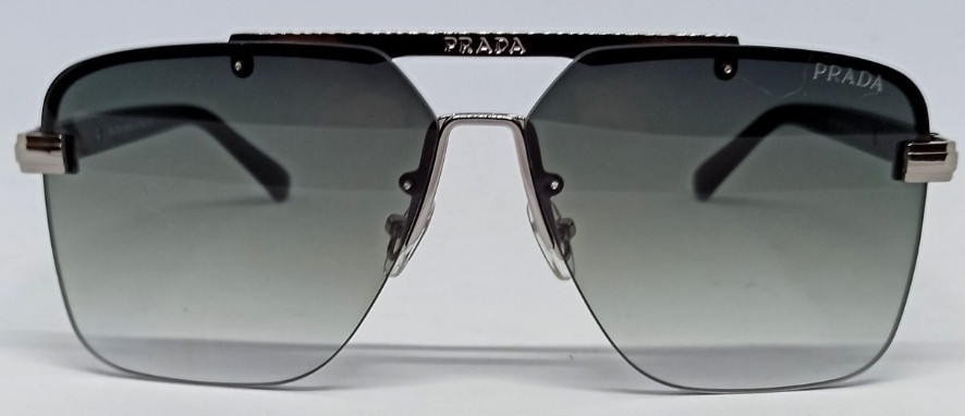 Брендовые мужские очки классика серо зеленый градиент в серебре. Киев - изображение 7