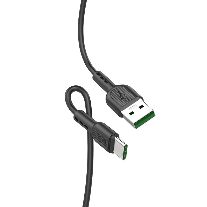 Кабель HOCO X33 Type-C 5A Surge charging data cable Black Київ - фото 5