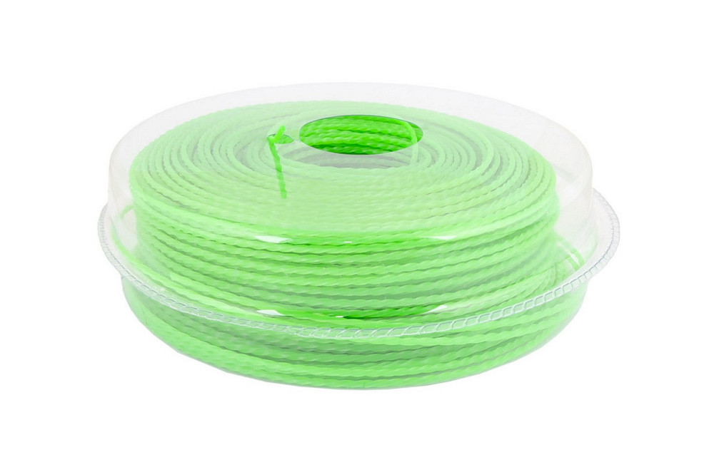 Волосінь для тримера MASTERTOOL КВАДРАТ КРУЧНИЙ 2,40 мм 131 м блістер 19-1212 Рівне - фото 1