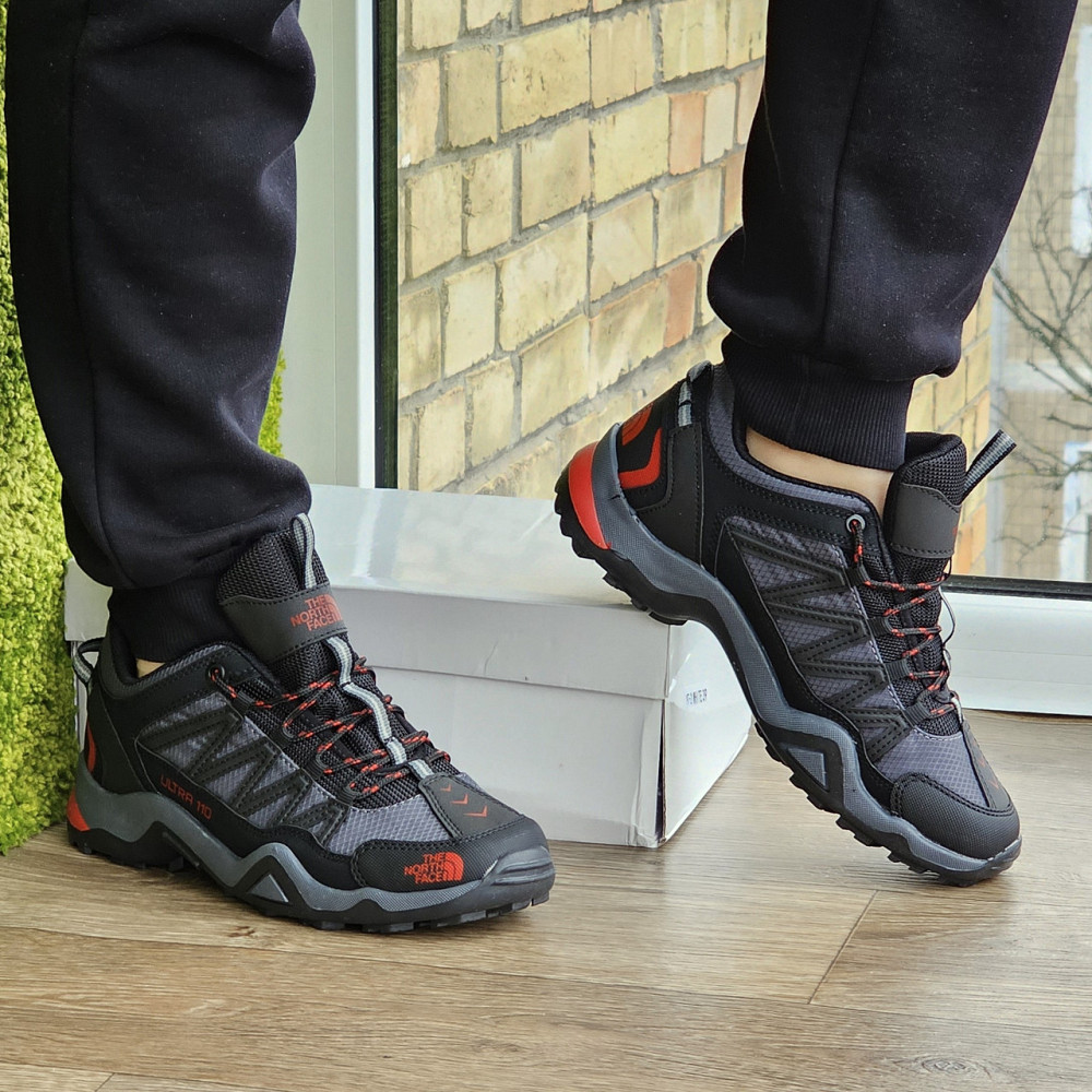 Чоловічі Кросівки Сірі The North Face Чорні Норт Фейс (розміри: 40,41,42,43,44) ВідеоОбзор Дніпро - фото 10