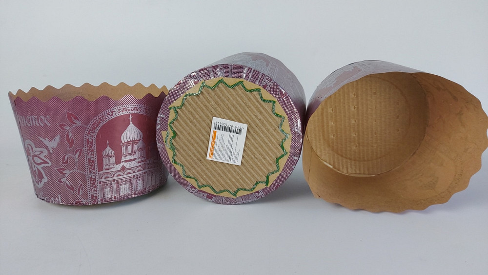 Форми для Пасок 300 гр d110 h85 Срібні купола 50 шт/пач. Харків - фото 2