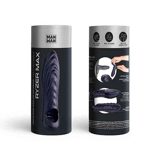 Насадка на член Manwan RYZER MAX - Black Plum Sex Aura Київ