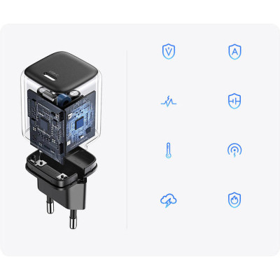 Зарядний пристрій Ugreen 20W USB C PD Nexode mini Charger CD318 (90664) Вінниця - фото 3