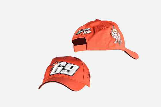 Бейсболка 69 NICKY HAYDEN (красная, 100% хлопок) Мукачево