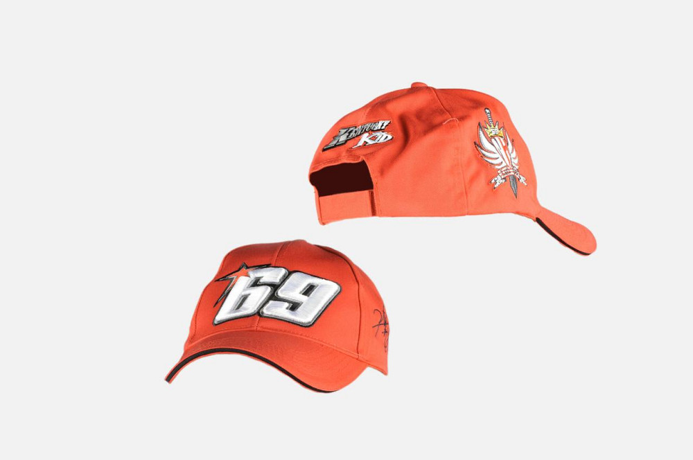 Бейсболка 69 NICKY HAYDEN (червона, 100% бавовна) Мукачево - фото 1