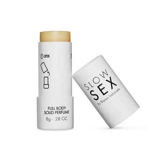 Твердый парфюм для тела Slow Sex by Bijoux FULL BODY SOLID PERFUME с кокосовым ароматом Sex Aura Киев