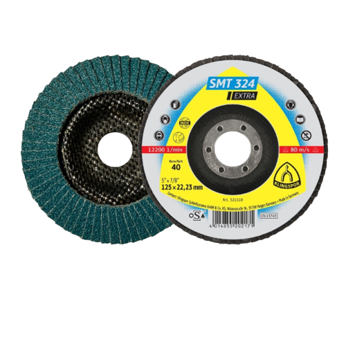 Диск пелюстковий торцевий d125мм T29 P80 SMT 324 Extra Klingspor Житомир