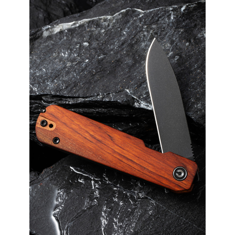 Ніж складаний кишеньковий Civivi Sendy, (7.2 см) Nitro-V / Guibourtia Wood Київ - фото 14