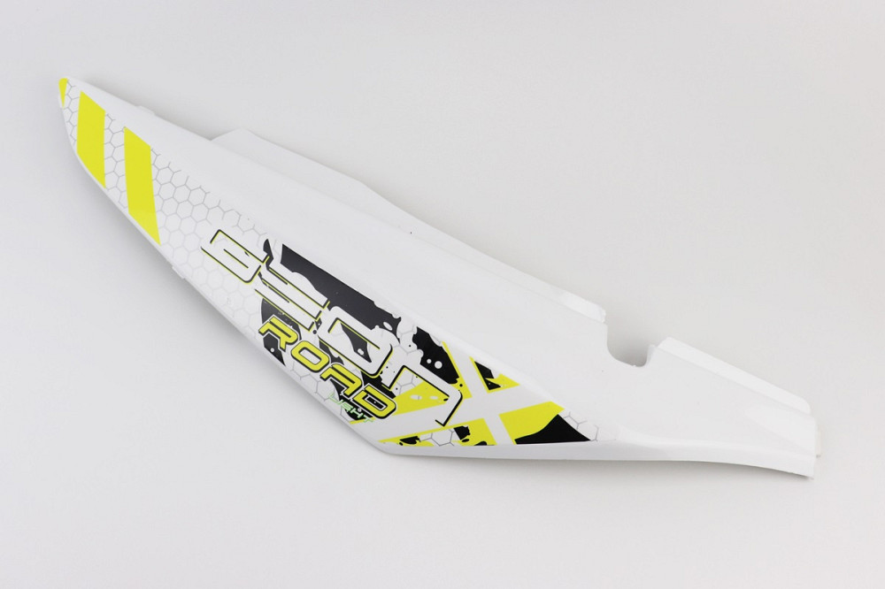 X-Road Light 200-250 пластик - задній бічний лівий, БІЛИЙ з жовтим малюнком Київ - фото 1