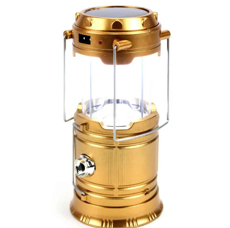 Ручний кемпінговий ліхтар LED на сонячній батареї Solar із USB Туристичний світильник Дніпро - фото 3