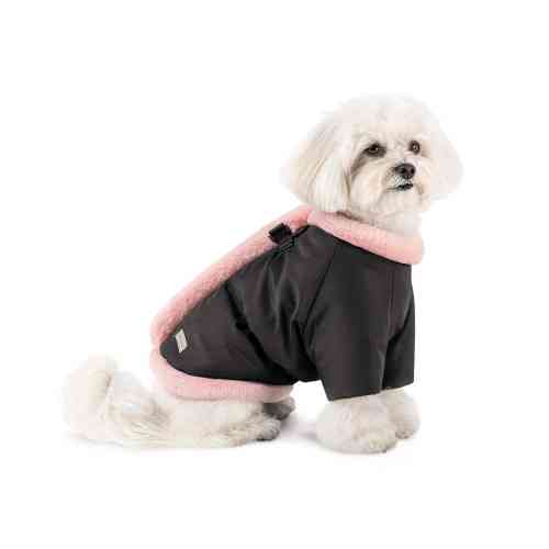 Куртка Pet Fashion Mery для собак чорний/рожевий ХХS Київ