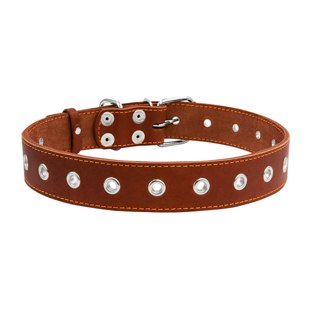 Нашийник "CoLLaR" безрозмірний (ширина 35мм, довжина 69см) коричневий Київ - фото 2