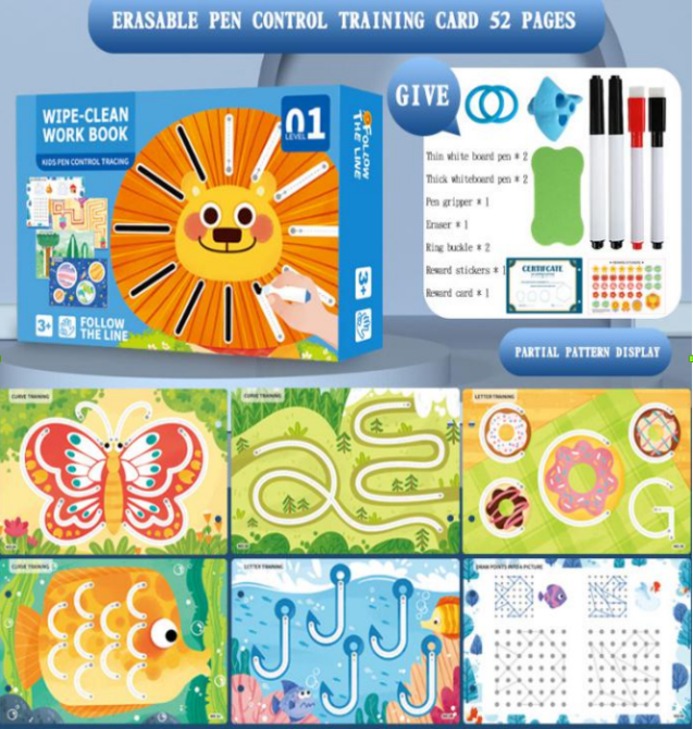 Зошит-тренажер для формування і розвитку навичок письма дошкільнят і дрібної моторики рук .Рівень 1 Кам'янець-Подільський - фото 8