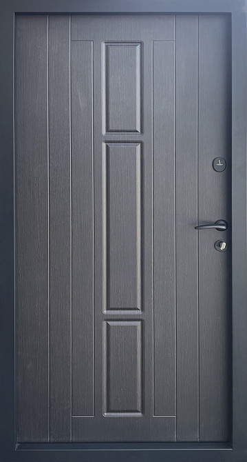 Вуличні двері Форт-М, модель ТРОЯНА комплектація "КОМФОРТ" колір венге темний Київ - фото 2