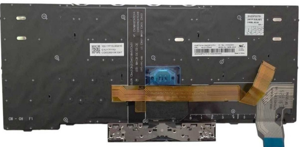 Клавіатура з підсвіткою для Lenovo ThinkPad X280, A285, X390, X395 (SN20P33751 01YP040 CMSBL-83US) Харків - фото 2
