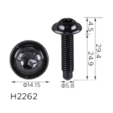 Надійний гвинт Volkswagen під зіркоподібну викрутку TORX — N91069901, 19206 | M6×25 мм Ковель - фото 2