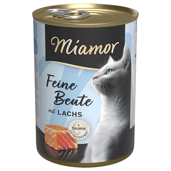 Miamor Feine Beute mit Lachs МІАМОР ФАЙНЕ БАЙТЕ ЛОСОСЬ беззерновий повнораціонний вологий корм для котів Київ - фото 1