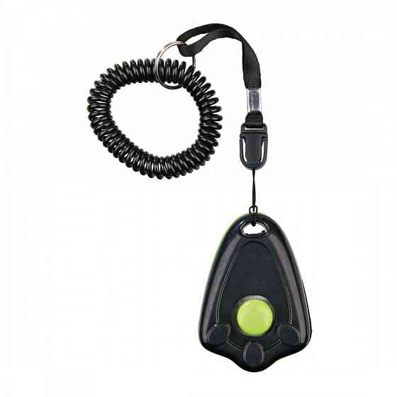 Брелок-кликер Trixie Clicker для собак с кнопкой и пружинным браслетом 6.7 см Киев