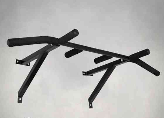 Турник настенный 3 хвата Спортивные стенки и турники для дома Черный Киев