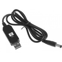 Кабель живлення USB to DC 5.5x2.1mm 12V 1.0m XoKo (XK-DC512) Київ - фото 1