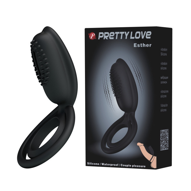 Ерекційне кільце з вібрацією Pretty Love Esther vibration Sex Aura Київ - фото 1
