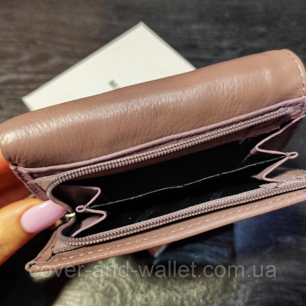 Маленький женский кошелек на магнитах цвет пудровый Marco Coverna MC-1419 Киев - изображение 5