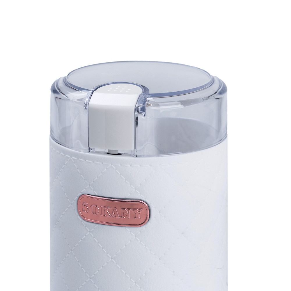 Кофемолка электрическая Sokany 150 Вт Белая Lugi SK-3027W Киев - изображение 8