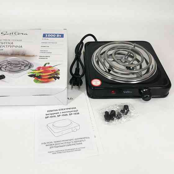 Плита настільна емальована Suntera SP-1910 1000 w, Плити для приготування, Компактна електронна плитка RO-12 Івано-Франківськ