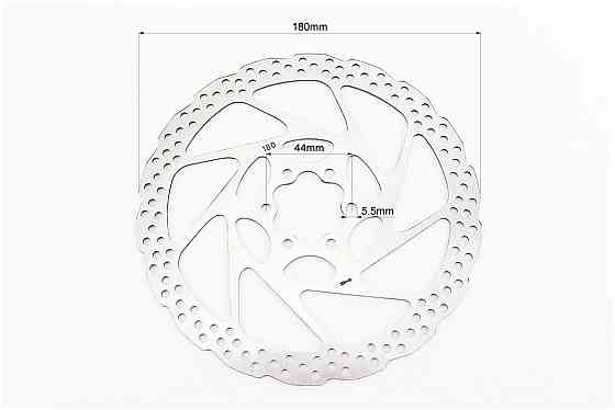 Гальмівний диск 180мм, кріпл. 6 болтів, SM56 Киев