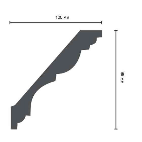 Карниз полиуретановый гладкий Gaudi Decor P 202 Flexi Днепр