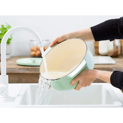 Кастрюля KitchenAid чавунна з кришкою 5,2 л Фісташкова (CC007434-001) Винница - изображение 9